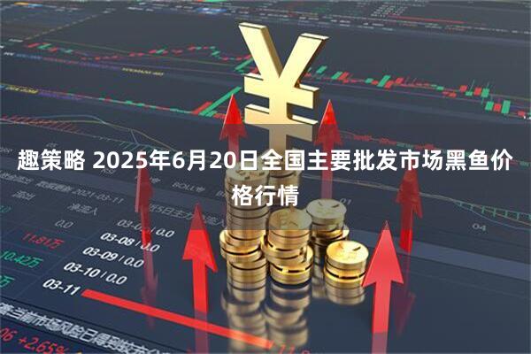 趣策略 2025年6月20日全国主要批发市场黑鱼价格行情