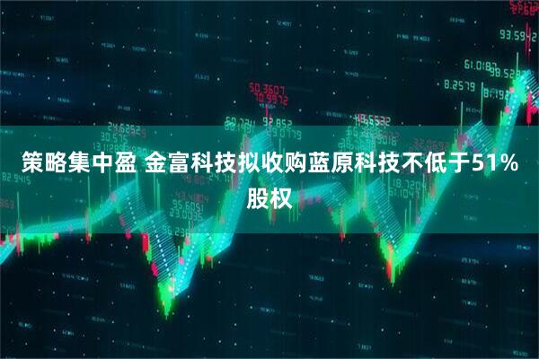 策略集中盈 金富科技拟收购蓝原科技不低于51%股权